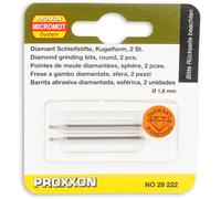 PROXXON Diamond Ball Point - 1.8mm (Pkt 2)
