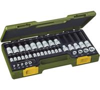 Proxxon Hex 23290 Socket Spanner Set Hexagonal and Torx 1/2-Inch and 1/4-Inch 41-Piece