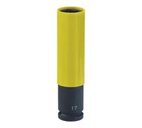 Proxxon Impact 23972 Socket Spanner Extra Long for Use with Pneumatic Screwdrivers Extreme Wear Resistance 1/2 Inch Length 130 mm Diameter 17 mm Torque: 500 Nm