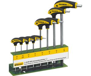 Proxxon Industrial 22650 L-Handle Hex Screwdriver Set - 8 Piece