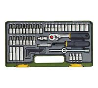 Proxxon Industrial Precision Engineer Set - 1/4'' Baton Ratchet - 50 Piece