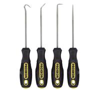 Proxxon Micro Special Hook Set 4 Pieces (Straight tip, Full Hook tip, Angle tip, 2-K Handle, Tool for car, Craft and Industry) 22700