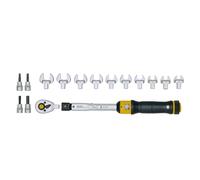 Proxxon 23341 MicroClick MC 60-Multi.(12-60 Nm, Open-end Wrench, Ratchet Head 3/8 inch, incl. Screwdriver Inserts)