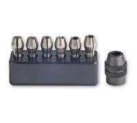 PROXXON MICROMOT Steel Collet Set 7PC 28940 From RDGTools