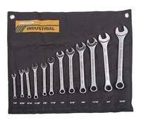 Proxxon 23816 SlimLine Crowfoot Wrench Set 12-Piece 1/2"-13/16" Steel