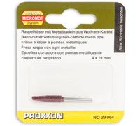 Proxxon TCT Needle Rasps 4 x 19mm - 476147 29064 for wood fibreglass etc
