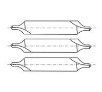 Proxxon Three Piece Centre Drill Set