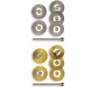 Proxxon Wire Wheel Brushes - Proxxon Wire Wheel Brush - Brass 22mm (pkt 5)