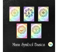 Proxy Cards for Magic The Gathering, Alternative Custom Art DIY Cards, Mana Symbol Basics, Foil