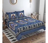 Prozone Woolen Polo Double King Size Bedsheet with 2 Pillow Covers | AC Blankets | Size,90x100 Inch,Grey