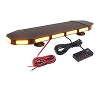 PROZOR 72LEDs Strobe Beacon Light 21 Flash Modes Magnetic Emergency Warning Light IP65 Waterproof with Digital Display Control Switch Car Roof Light for 12V 24V Vehicle Truck Trailer Cars Vans