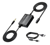 PROZOR Analog to Digital Audio Converter 3.5mm to Optical Toslink