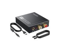 PROZOR DAC Converter 192Khz/24Bit Digital Optical Coaxial to RCA 3.5Mm Analog St