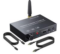 PROZOR DAC Converter 192kHz with Bluetooth 5.0 Transmitter coaxial to optical converter Bluetooth DAC Adapter Support aptX HD aptx Low Latency for Convert HDTV to Soundbar etc