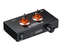 PROZOR Phono Preamp - Hi-Fi Phono Preamplifier with JAN 5654W Vacuum Tubes Audio Pre Amp for MM Turntables Headphone Tube Amplifier with Volume Bass Treble Control Support RCA Input & RCA 3.5mm Output