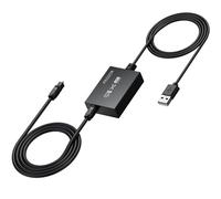 PROZOR USB-A to Optical Audio Adapter 96kHz SPDIF Toslink Converter | USB Type A to SPDIF with built-in 3.3ft/1m cord and 6.6ft optic cable, For computer/PC/Mac/laptop (not for TV/consoles)