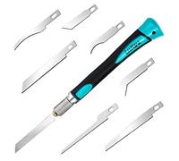 Prozwee Model Craft Hand Saw Kit with 14 Blades - Modeling Knife Hacksaw Tool, DIY Mini Razor Kit for Handcrafted Models and Fine Cutting