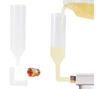 Prozwee Transparent Central Heating Dosing Tool,Radiator Dosing Funnel - for Adding Fernox Central Heating inhibitors, Sludge removers, Leak sealants, and Sentinel X100 Chemicals
