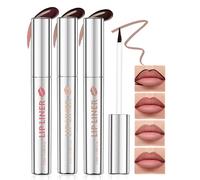 Prreal 3 Color Peel Off Lip Stain Set, Waterproof Tattoo Peel Off Lip Liner, Non-sticky Lips Liner Stain Long-lasting, Matte Finish Lipgloss Makeup