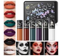 Prreal 6 Colors Matte Liquid Lipstick Set, Moisturising Lip Gloss Makeup