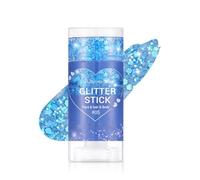 Prreal Body Glitter, Mermaid Sequins Glitter Stick Face Body Sparkling Glitter, Chunky Holographic Hair Glitter, Durable Glitter Lips Nails Festival Rave Halloween Glitter Makeup, 05 Blue