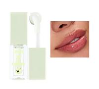 Prreal Hydrating Lip Oil, Fruit Extract Lip Oils Moisturizing Transparent Toot Lip Oil for Dry Lip, Non-Sticky Lip Glow Oil Mirror Lip Oil Gloss, Nourishing Lip Gloss Lip Care(Avocado)