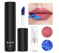 Prreal Lip Stain, Peel Off Lip Stain Lip Tint, Tattoo Color Lip Gloss,Long Lasting Waterproof Liquid Lipstick with 3ML Empty Spray Bottle,Non-stick Cup Lip Tint Lip Makeup For Women Girls#Pink