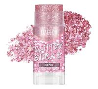 Prreal Pink Body Glitter Stick, Chunky Face Glitter Makeup for Kids and Women, Holographic Sequins for Rave Accessories, Singer Concert Hair Sparkles Carnival Festival Outfits for Women, 04