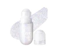 Prreal Roll-on Body Glitter Gel, Mermaid Makeup Festival Rave Accessories, Gliter Face Paint Holographic Hair Glitter Gel, Sparkle Body Shimmer Halloween Makeup for Rave Party(01 Dazzle)
