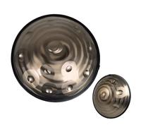 Prremium 432HZ Handpan Steel Drums Gold Instrument for Adults 440hz 12 Notes Handpan Drum Set with Bag Stand Mallets Wipe Clot 910 Notes Color 12 Size 432Hz