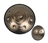 Prremium 432HZ Handpan Steel Drums Gold Instrument for Adults 440hz 12 Notes Handpan Drum Set with Bag Stand Mallets Wipe Clot 910 Notes Color 10 Size 432Hz