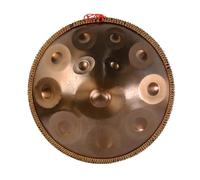 Prremium Handpan 22in Steel Hand Drum Set 440hz Percussion Instrument 9 Notes 10 Sounds Hand Pan in D Minor with Bag Bracket D3 A Bb C D E F G A Color Blue 432Hz Size 9 notes