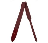 PRS Guitars Premium Leather 2" Strap Embroidered Birds, Burgundy (ACC-3167)