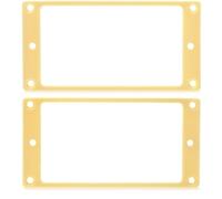 PRS pickup rings, humbucker, slant, cream