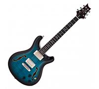 PRS SE Hollowbody II Piezo Peacock Blue Smokeburst