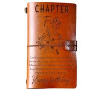 PRSTENLY 50th Birthday Gifts for Women, 140 Page Refillable Leather Journal 50 Years Old Gift for Her Mum Dad from Daughter Son, Happy Birthday Presents for Wife Auntie Friends Sisters Teachers