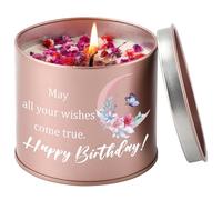 PRSTENLY Birthday Gifts for Women, 9oz Scented Candle Gifts for Mum Her Best Friend Sister Grandma Girls On Birthday, Women Happy Birthday Candle Present