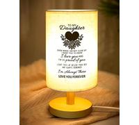 PRSTENLY Daughter Christmas Gifts, Daughter Birthday Gifts, Daughters Gift from Mum Dad, Best Daughter's Table Lamp Gift for Girl, Birthday Graduation Present for Her Wedding Daughters Present