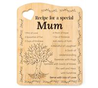 PRSTENLY Gifts for Mum, Birthday Gifts for Mum from Daughter Son, Best Mum Present Chopping Board Gifts for Women, Mothers Day Gifts for Mum Cooking Gifts for Women Retirement Thank You Gifts