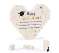 PRSTENLY Graduation Gift for Her Him, Graduation Gifts Building Blocks Puzzle Plaque, 2026 High School College Masters Degree Phd Nurse Graduation Gift Ideas for Women Men Daughter Student