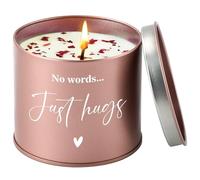 PRSTENLY Thinking of You Gifts for Women Christmas 9oz Scented Candle Sympathy Gift Bereavement Gifts for Loss of Dad Mum Pet Memorial-Just Hug-Get Well Soon Grieving Gift for Friend Sister Colleague