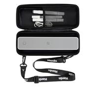 PRT MT610 Carrying Case for iDPRT HPRT Portable Thermal Printer, MT610 Pro Electronics Organizer Travel Case for Printer & Accessories, Silver Bag & Strap ONLY