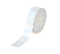 PRT Qutie Label Maker Tape, Waterproof DIY Self-Adhesive Labels, 15mmx4M Compatible for Qutie Label Printer, Suitable for Name Price Shelf Life Classification Labels - 4M Long/Roll (Laser White)