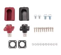 Prterver 2 Pcs 200A All-Copper Lithium Battery Post High-Current Copper Terminal Battery Connector Storage Terminal(A)