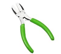 Prterver Carbon Steel Flat-Nose Pliers Set for Jewelry Forging, Double Nylon Nose for Beading and Shaping Wires