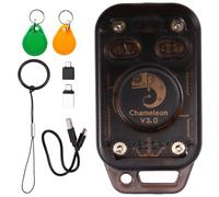 Prterver Chameleon V3.0 RFID Smart Chip Reader Emulator 125K 13.56M ID IC Card Tag Copyer NFC Read Writer +1XUID/CUID Keychain