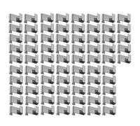 Prterver Greenhouse Glazing Clips Z-Type Overlap Fixing Replacement 75Pcs Greenhouse Tools