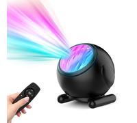 Prterver Northern Lights Projector with White Noise & Remote Control-8 Effects, Adjustable Galaxy Bedroom Light, Sleep Aid Timer