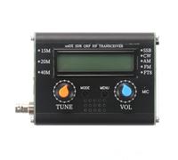 Prterver Portable Shortwave Radio Transceiver USDX SDR QRP Transceiver 3-Band Amateur Radio Equipment with Handheld Microphone