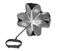 Prterver Running Speed Training Soccer Training Resistance Parachute Strength Speed Training Kids Teens and Adults 1.45X1.45M Easy to Use White&Black